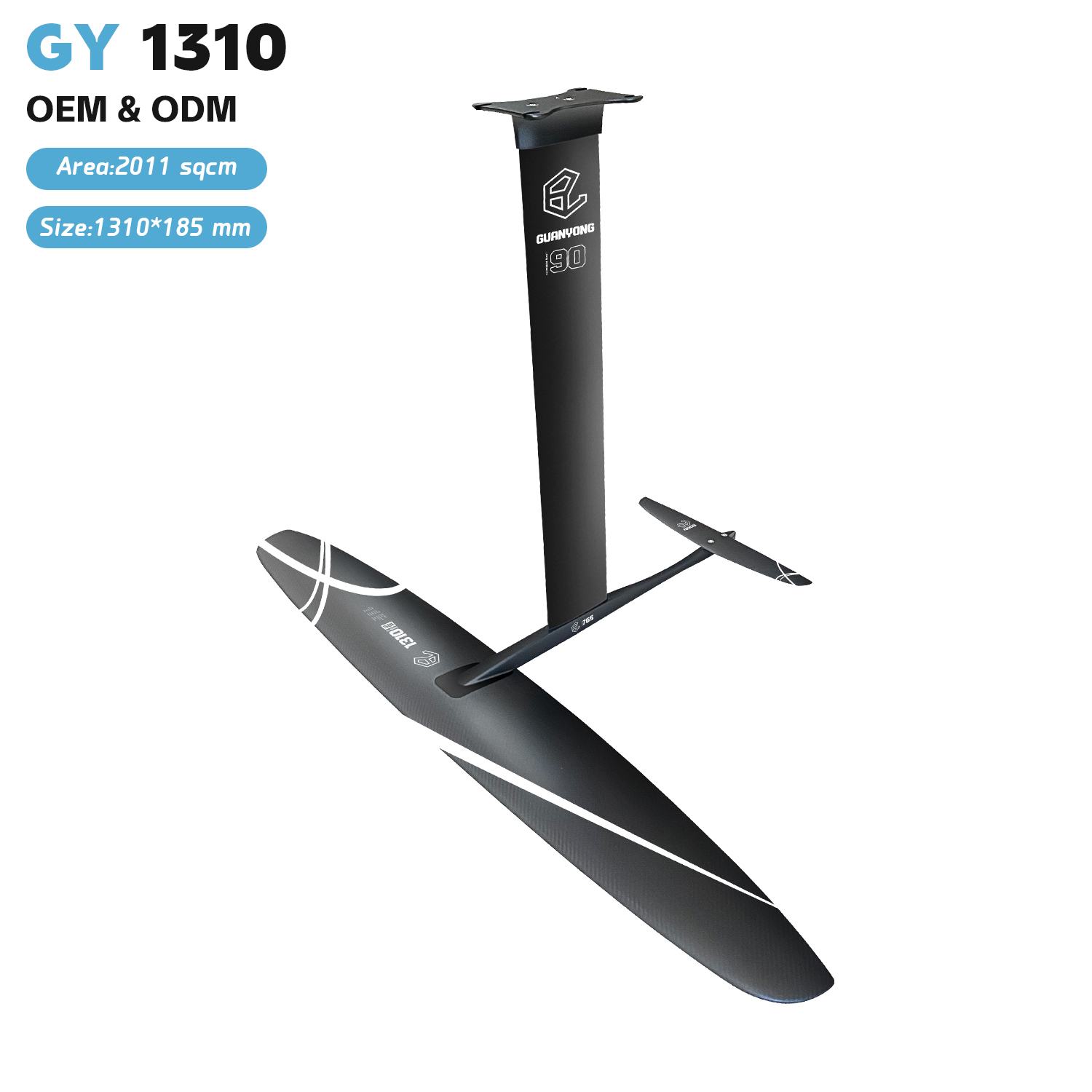 Hydrofoil Wing Set Carbon Fiber - Beginner Hydrofoil Set GY1310 Carbon Fiber