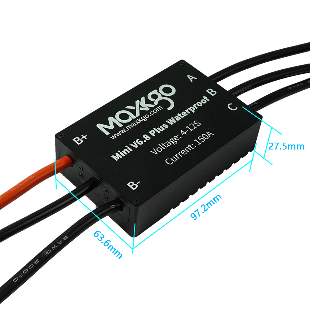 MAXKGO Mini FSESC6.8 ESC 60V 1 - Efoil Remote Control Waterproof ulasan dan harga