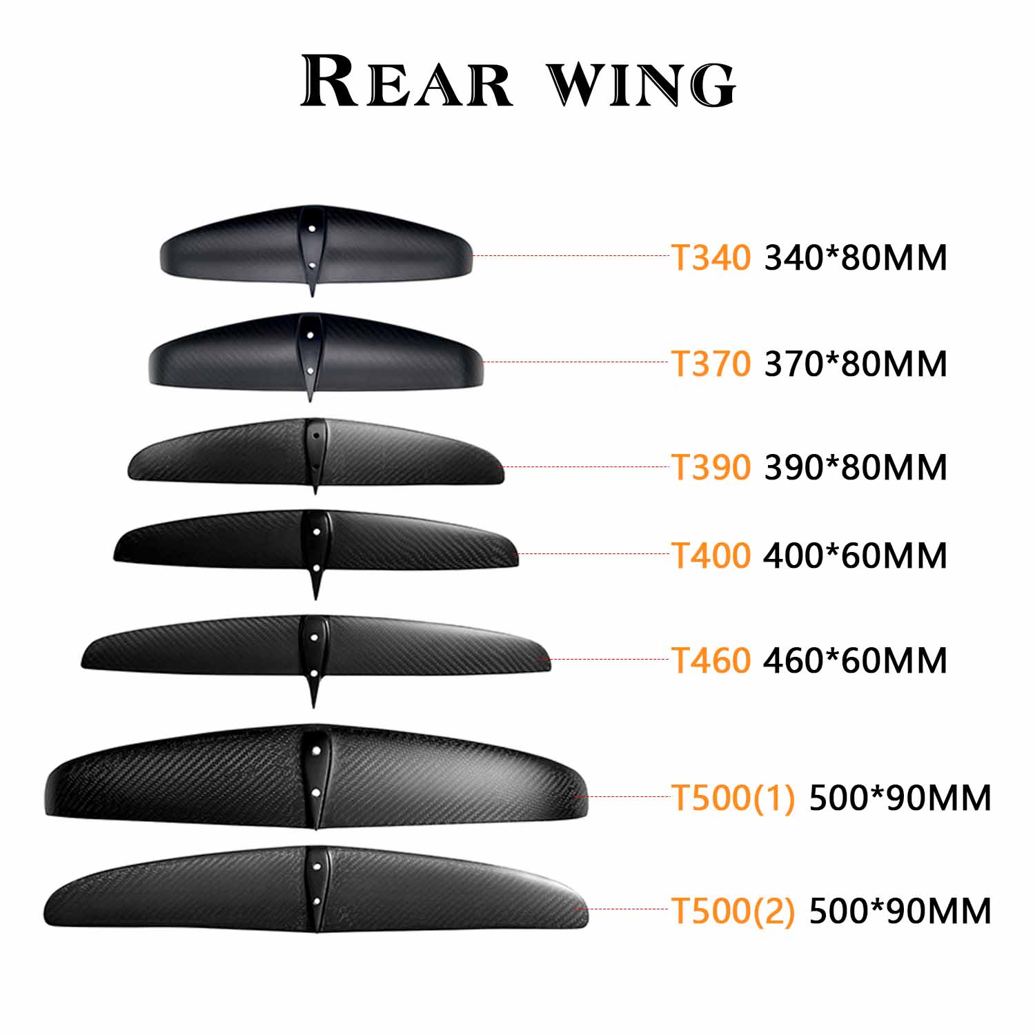 Carbon Fiber Hydrofoil Windsur - Hydrofoil Wing Set Carbon Fiber ulasan dan harga