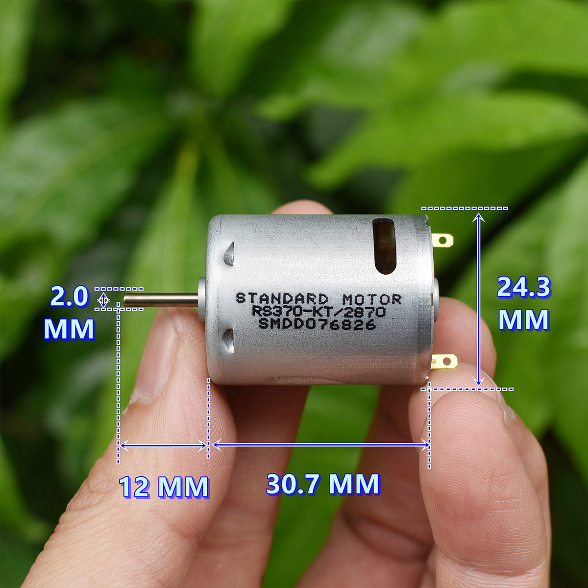 Mini 24mm Round 370 Motor DC 7 - Electric Jet Board Motor ulasan dan harga