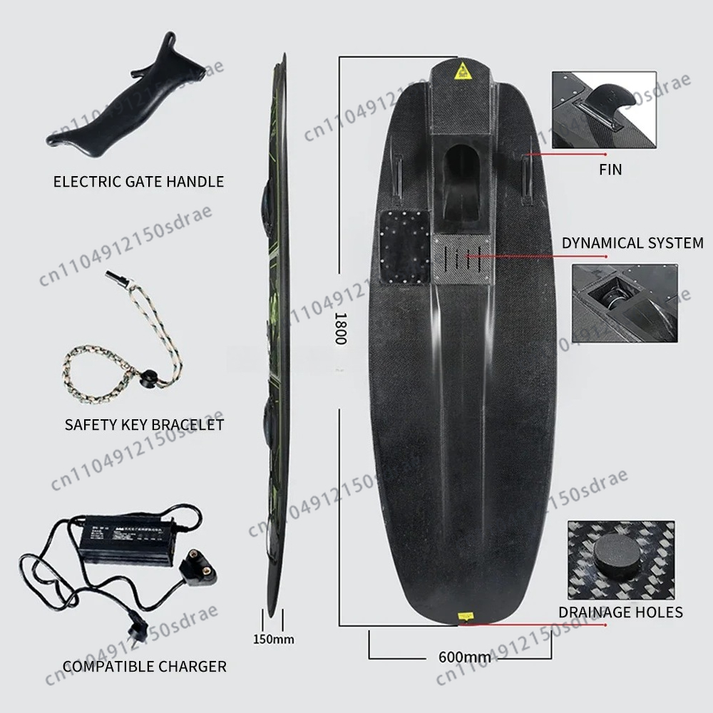 50KM/H Fast Speed Electric Jet - Electric Surfboard Jetboard ulasan dan harga