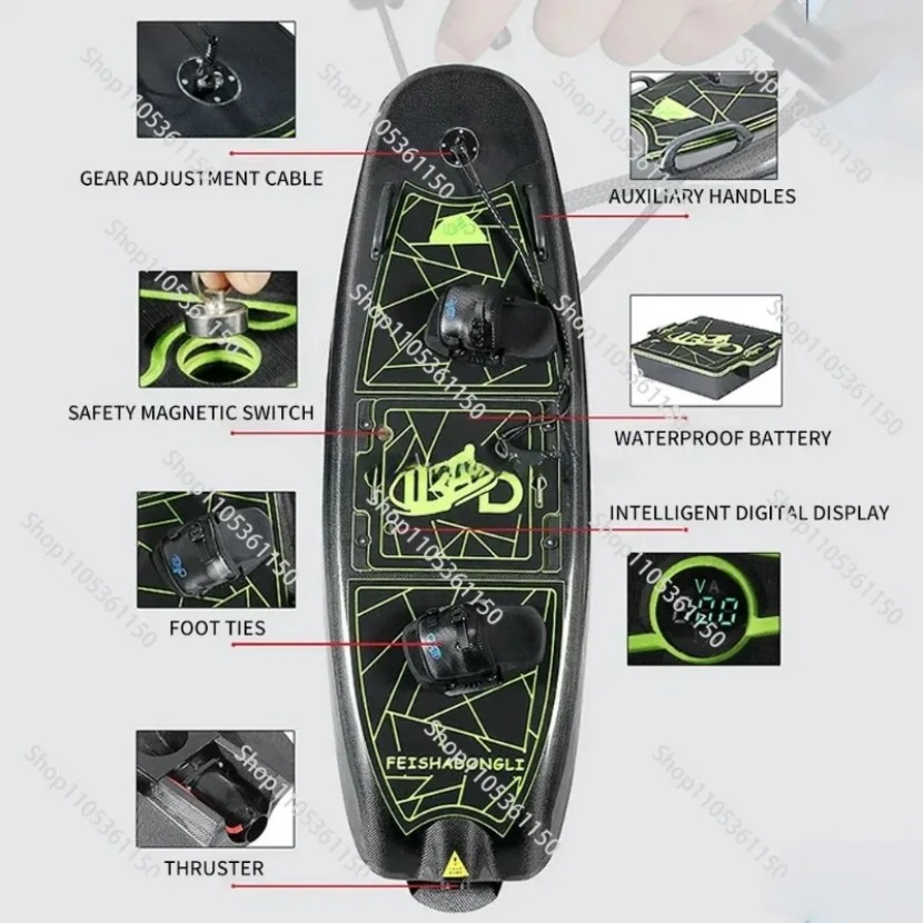 50KM/H Fast Speed Electric Jet - Electric Surfboard Jetboard ulasan dan harga