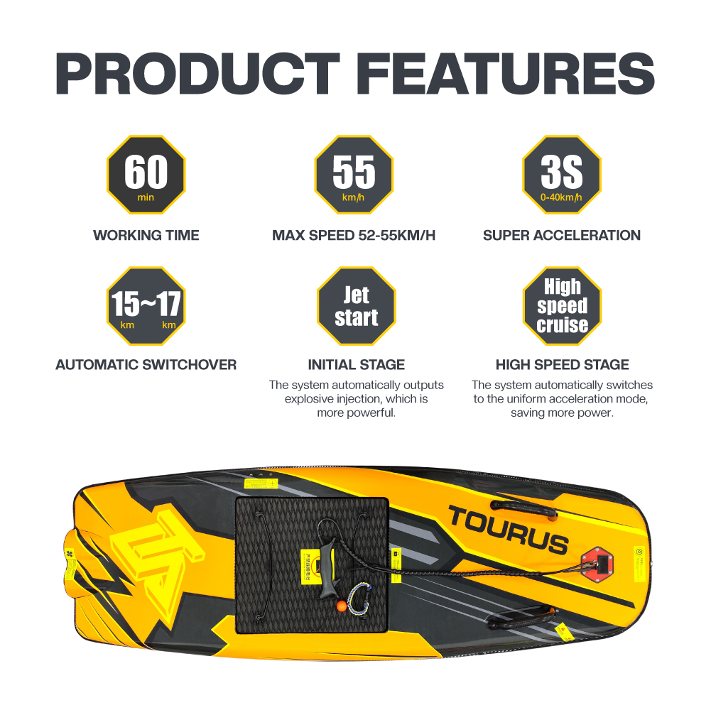 TOURUS Customized Jetsurf Elec - Electric Surfboard Jetboard ulasan dan harga