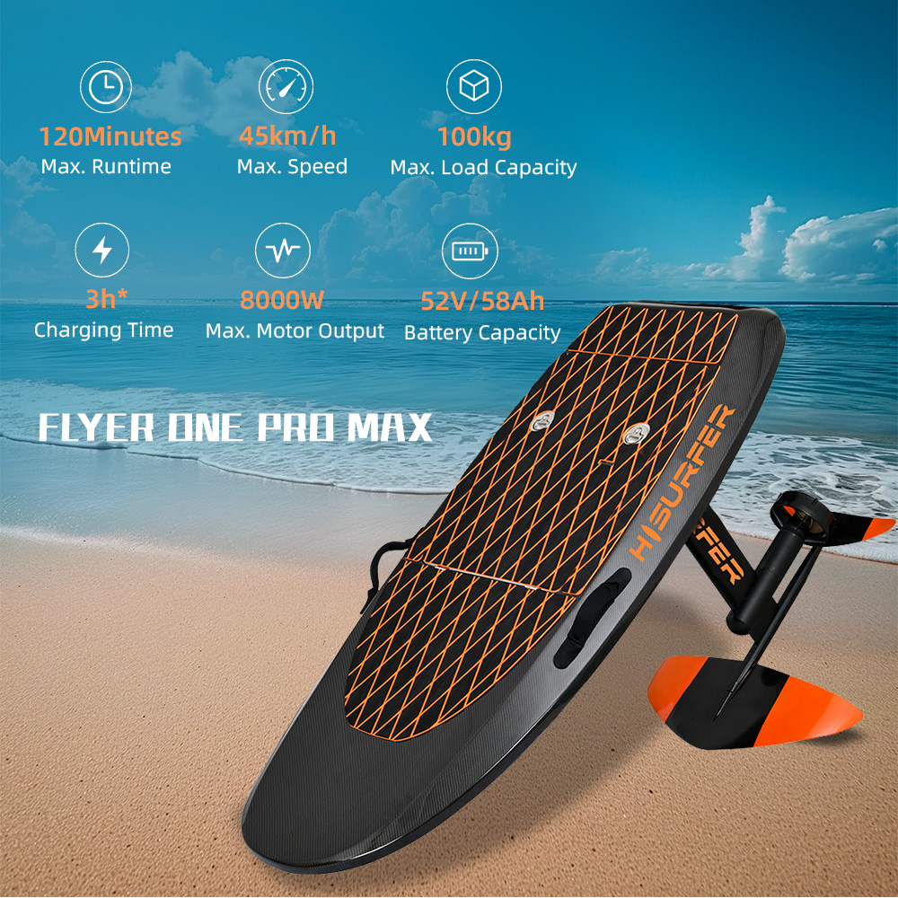 Ready to Ship 8KW 45KM/H Full  - Efoil Electric Hydrofoil Surfboard ulasan dan harga