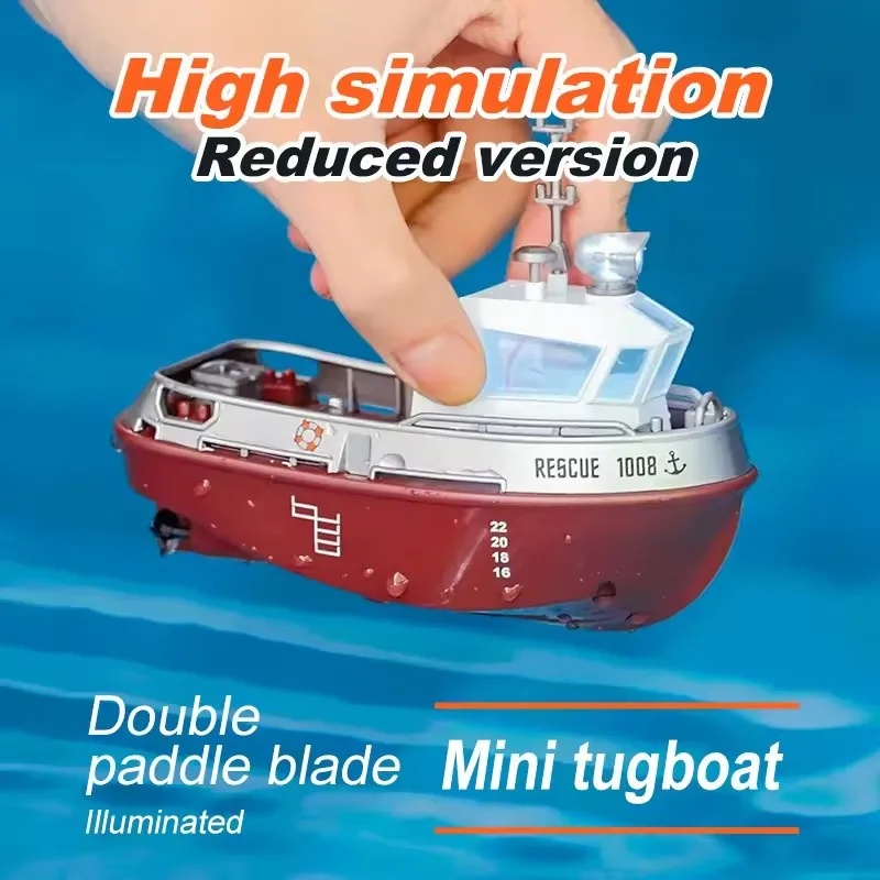 ZWN 1/32 RC Tugboat, 2.4G Long - Electric Jet Board Motor ulasan dan harga